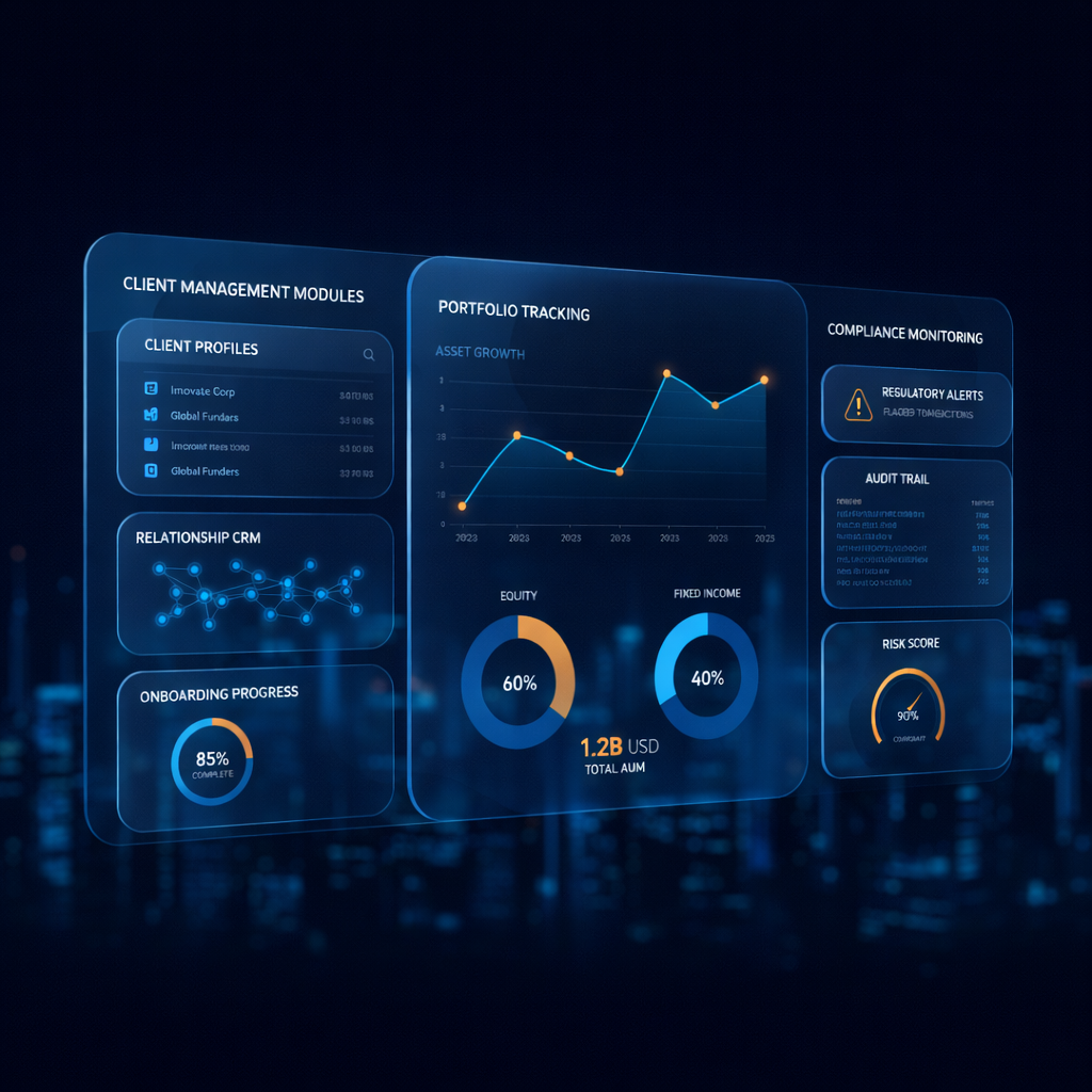 FinTech unified SaaS dashboard