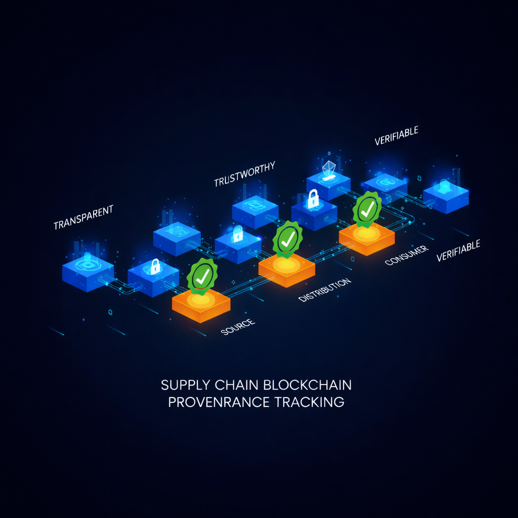 Supply chain provenance with blockchain